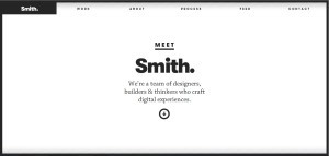 ejemplo web minimalista smith