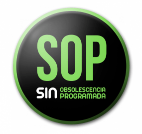 Logotipo de SOP, iluminación Sin Obsolescencia Programada