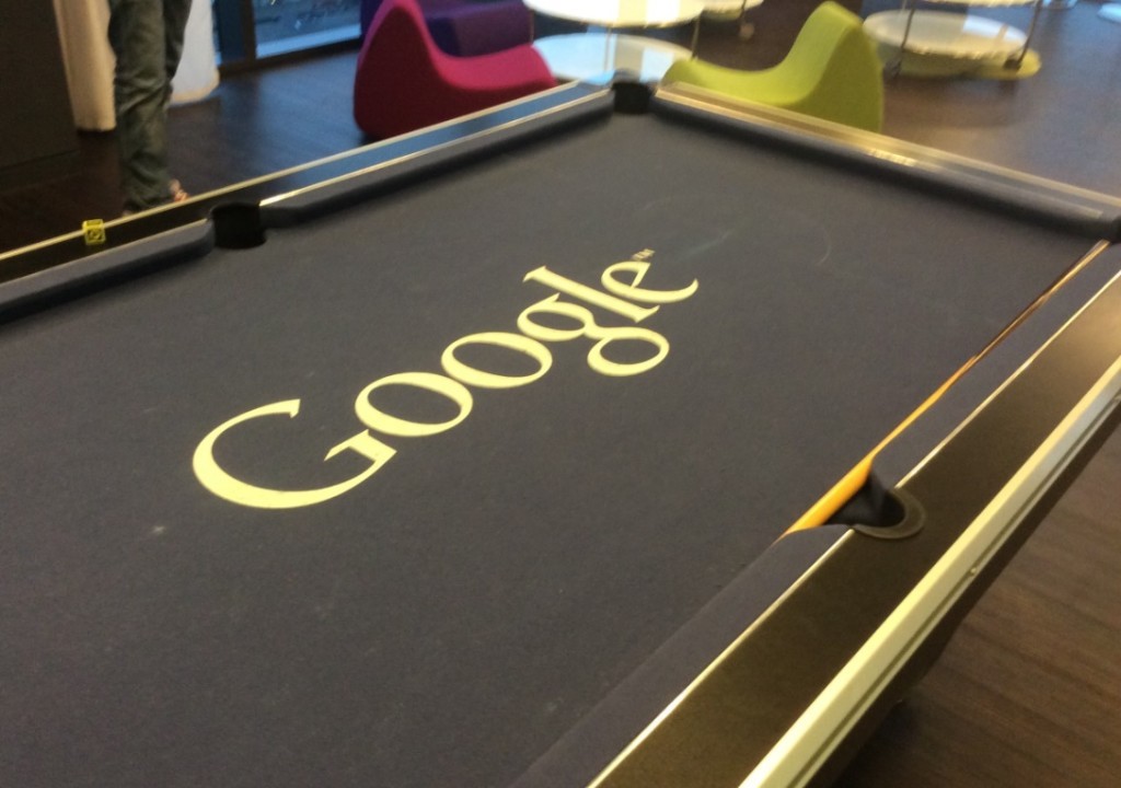 Billar Google oficinas, mediaclick